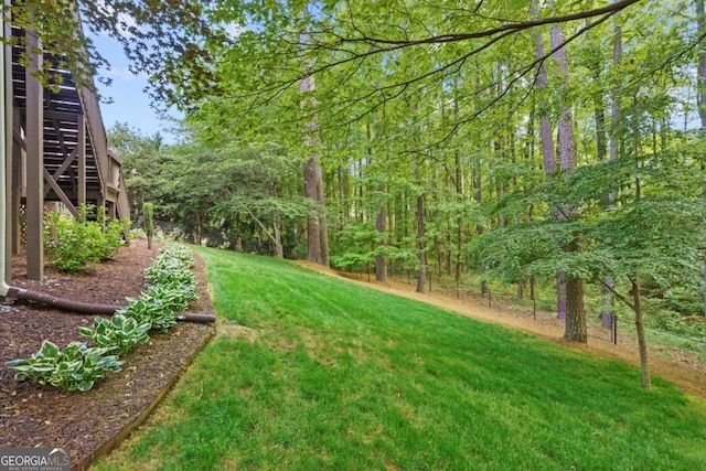 view of yard