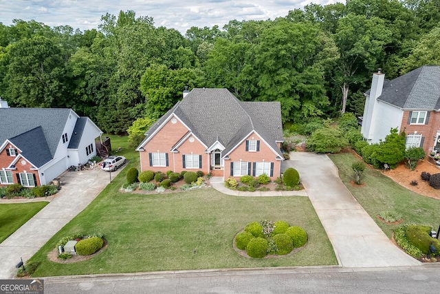 aerial view of property and surrounding area