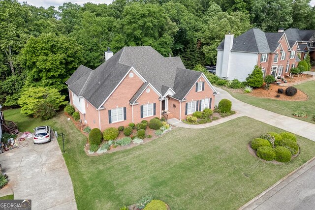 aerial view of property and surrounding area