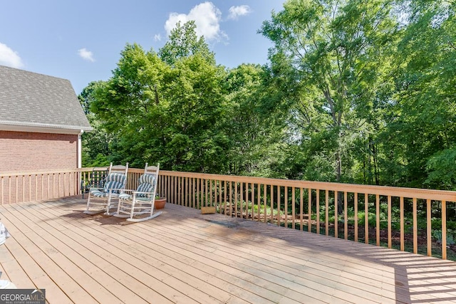 view of deck