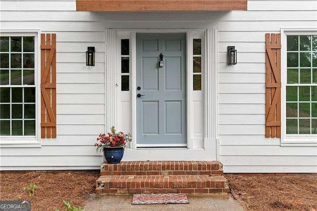 view of entrance to property