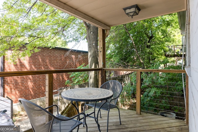 24 Daniel St SE # 3, Atlanta, GA 30312 - balcony featuring outdoor dining area