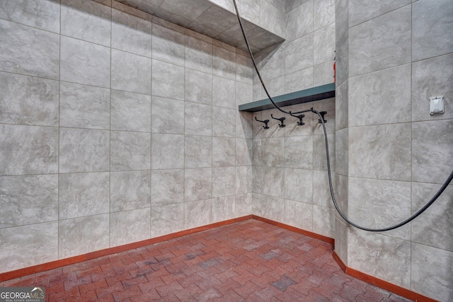 interior space featuring baseboards