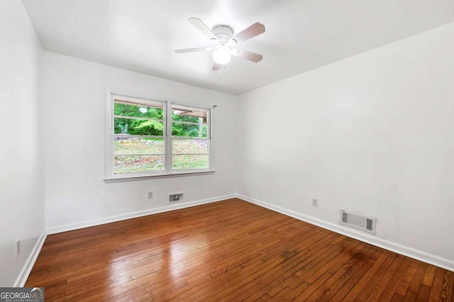 3050 Rebecca Dr SW, Atlanta, GA 30311 - spare room featuring hardwood / wood-style flooring and a ceiling fan