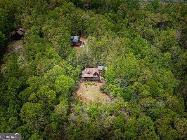 aerial view with a view of trees