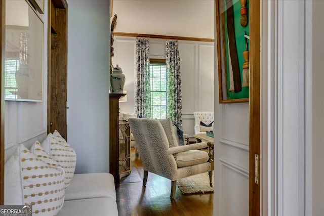 5 Prather Woods Ln, Augusta, GA 30909 - living area with wood finished floors