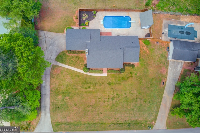 drone / aerial view