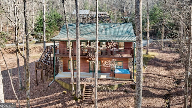 30 The Forest Rd, Blue Ridge, GA 30513 - view of outbuilding with stairs