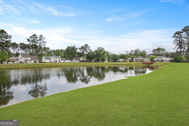 property view of water