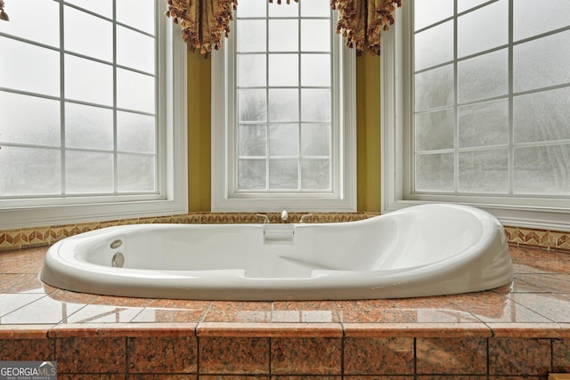 full bathroom with a bathtub