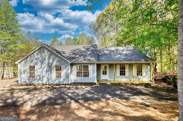 479 Lakeview Dr, Dahlonega, GA 30533 - view of front of house with covered porch