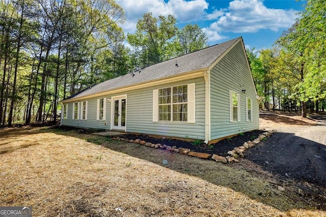 479 Lakeview Dr, Dahlonega, GA 30533 - rear view of property with french doors