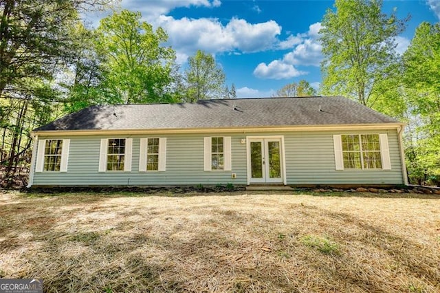 479 Lakeview Dr, Dahlonega, GA 30533 - back of house with french doors