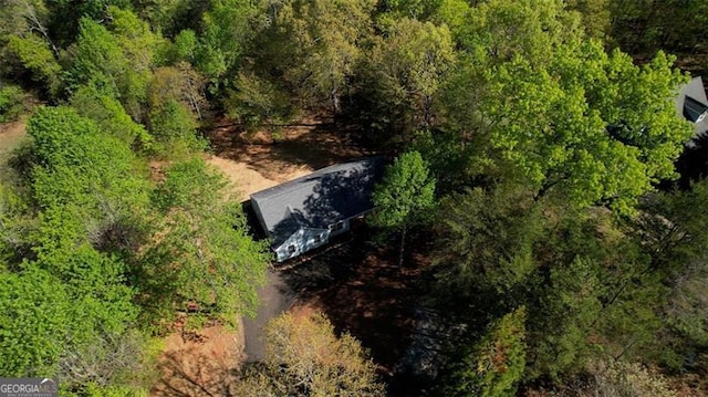 479 Lakeview Dr, Dahlonega, GA 30533 - bird's eye view featuring a view of trees
