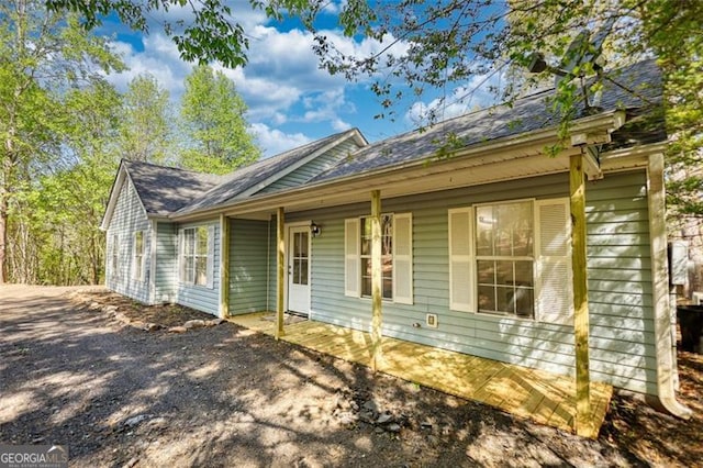 479 Lakeview Dr, Dahlonega, GA 30533 - view of front of home featuring a porch and roof with shingles