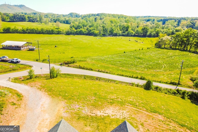 5315 Hendrix Rd, Cumming, GA 30040 - birds eye view of property with a rural view