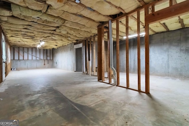1650 Berryhill Rd, Cumming, GA 30041 - view of unfinished basement