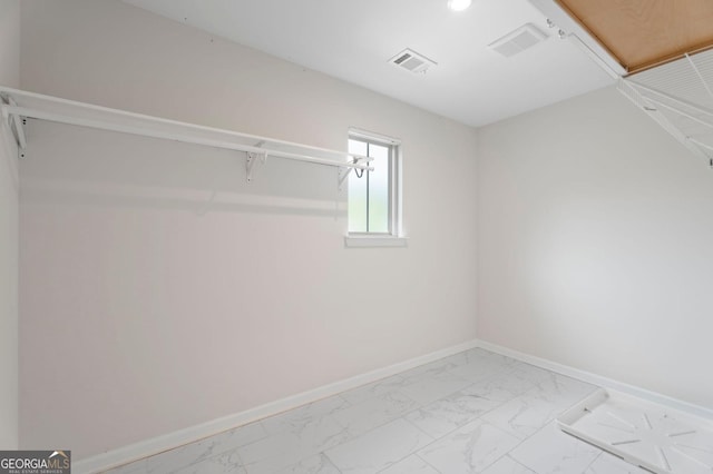 1953 Azure Grove Ct, Marietta, GA 30008 - walk in closet with marble finish floor and visible vents