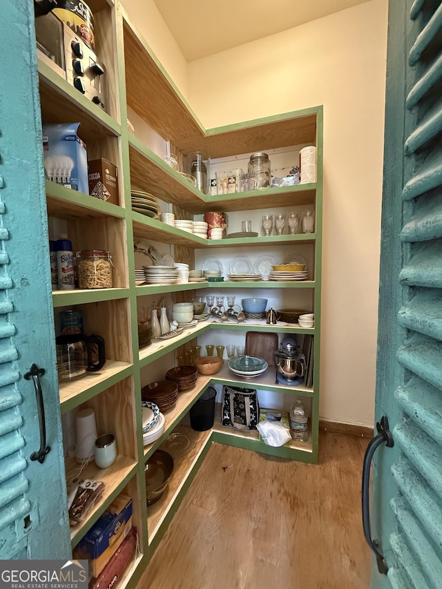 view of pantry
