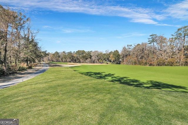 192 Myrtle Grove Ln, Richmond Hill, GA 31324 - view of community with golf course view and a yard