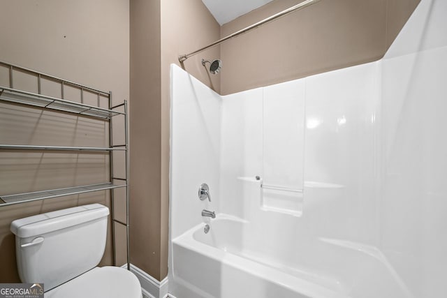 548 Myrtle Trace Ln, Suwanee, GA 30024 - full bathroom with toilet and shower / washtub combination