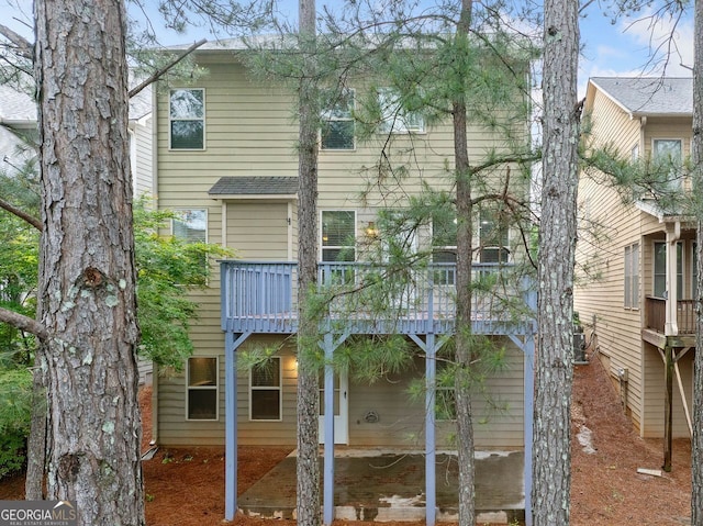 548 Myrtle Trace Ln, Suwanee, GA 30024 - rear view of house featuring a balcony