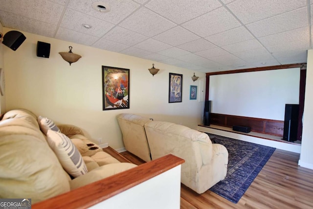 62 Eagles View Ct, Hayesville, NC 28904 - cinema with wood finished floors and baseboards