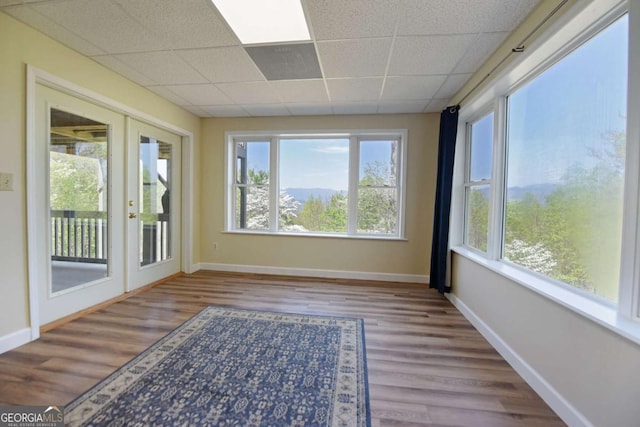 62 Eagles View Ct, Hayesville, NC 28904 - unfurnished sunroom with french doors