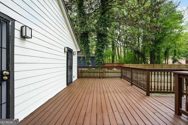 360 New Jersey Ave NW, Atlanta, GA 30314 - deck featuring fence
