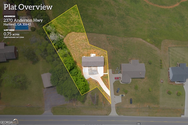 2370 Anderson Hwy, Hartwell, GA 30643 - drone / aerial view