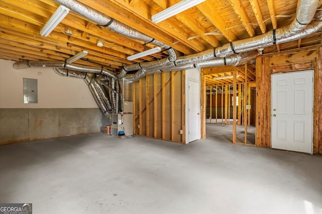 5510 Conway Dr, Marietta, GA 30068 - basement with heating unit and electric panel