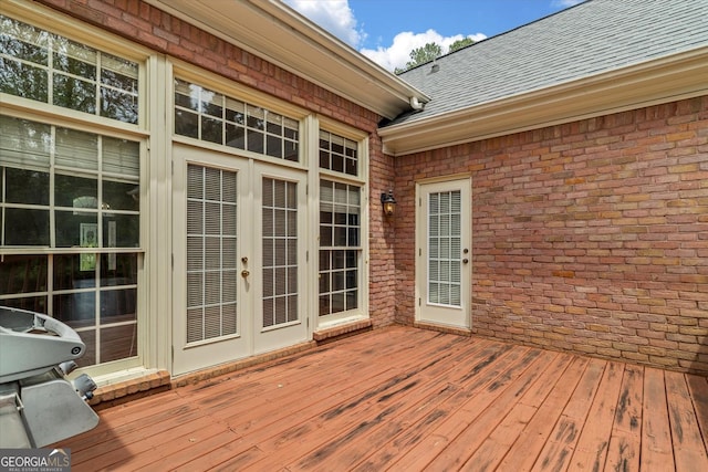 5510 Conway Dr, Marietta, GA 30068 - deck featuring french doors