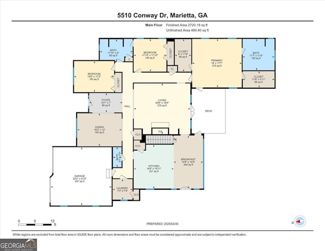5510 Conway Dr, Marietta, GA 30068 - plan