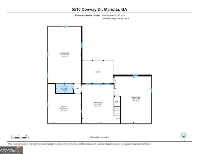 5510 Conway Dr, Marietta, GA 30068 - view of layout