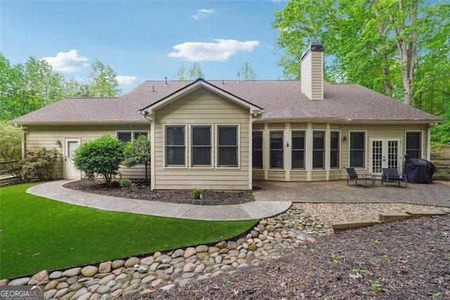 7045 Mountain Xing, Cumming, GA 30041 - view of patio / terrace with a fenced backyard