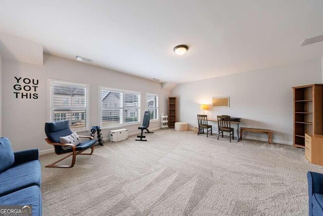 4405 Croftshire Pl, Cumming, GA 30040 - living area with carpet and baseboards