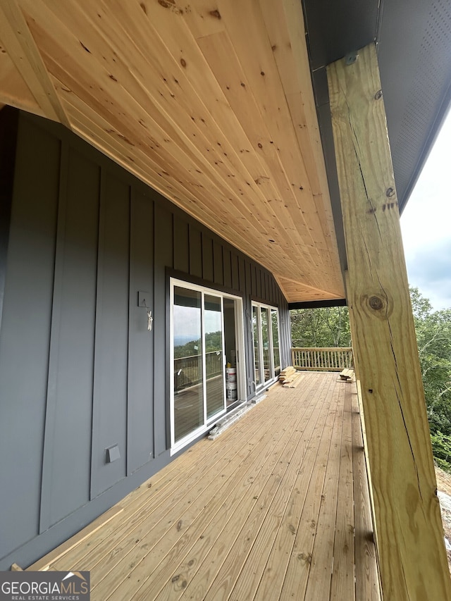 198 Stirratt Rd, Ranger, GA 30734 - view of wooden terrace