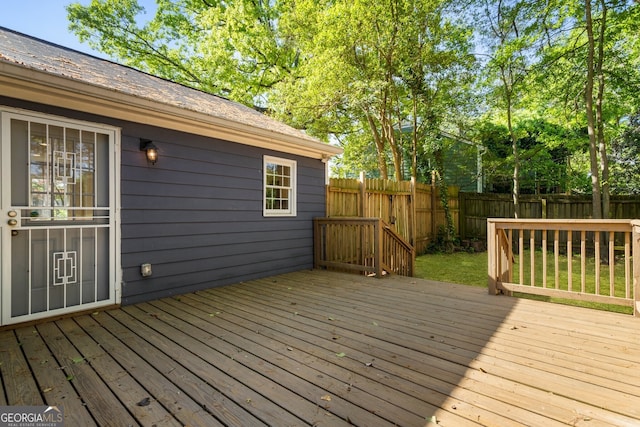 1541 Pontiac Pl SE, Atlanta, GA 30315 - deck with a fenced backyard