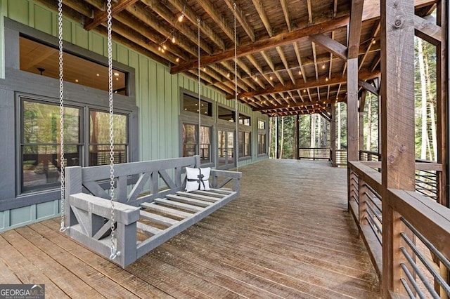 view of deck