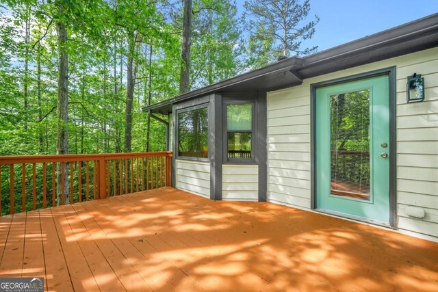 view of deck
