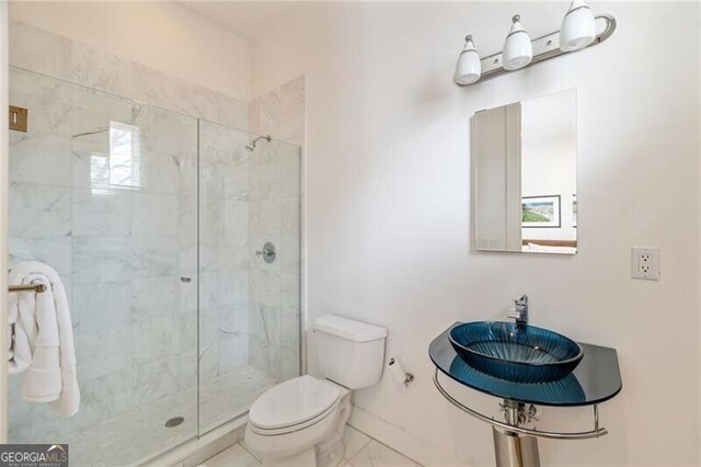 4835 Merlendale Ct, Atlanta, GA 30327 - full bath with toilet and a stall shower