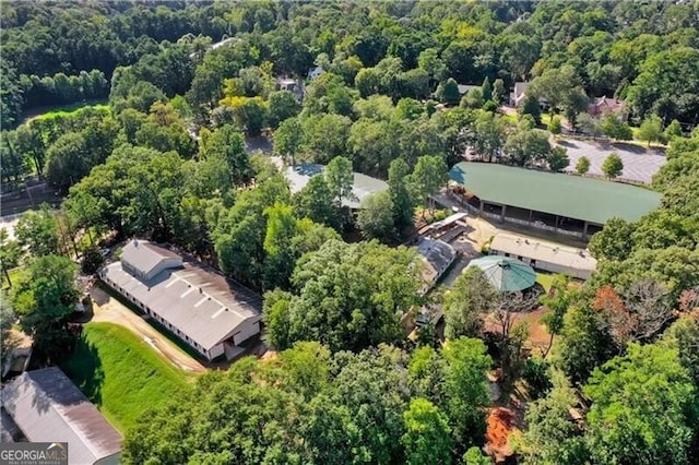 4835 Merlendale Ct, Atlanta, GA 30327 - aerial view with a wooded view