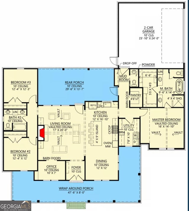 1010 Troon Ct, Greensboro, GA 30642 - plan