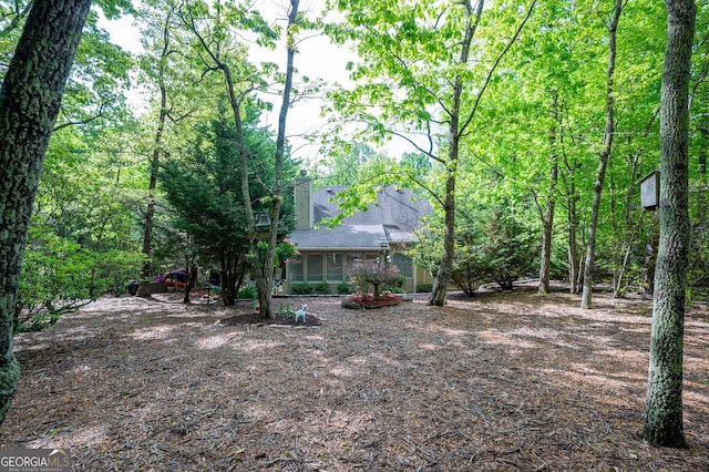 view of yard