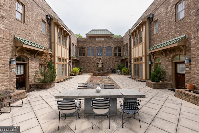 view of patio / terrace with outdoor dining space
