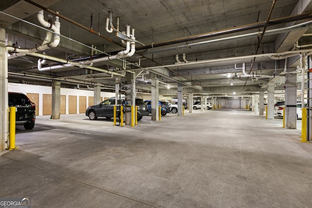 view of parking deck