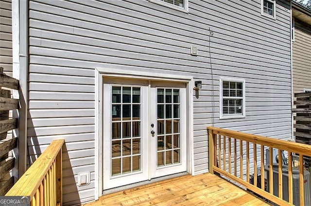 50 Westside Chase, Cartersville, GA 30120 - wooden deck featuring french doors