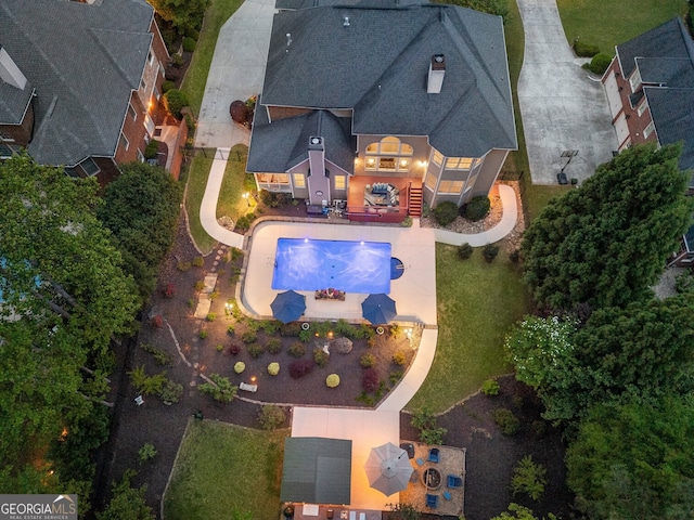 aerial view