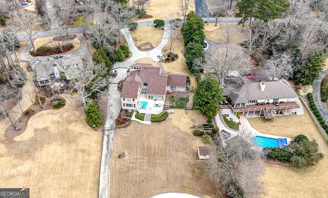 drone / aerial view