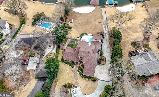 drone / aerial view